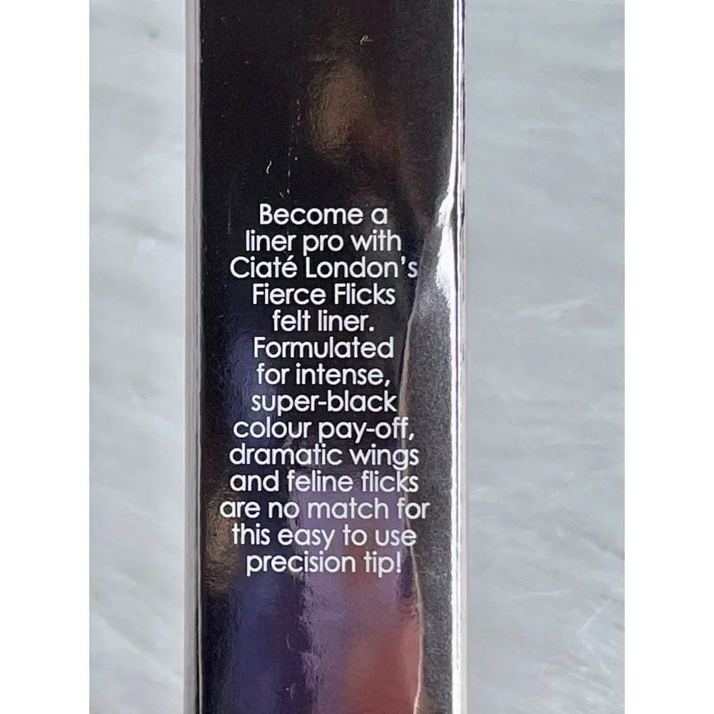 Ciaté London Fierce Flicks Eyeliner Black NEW NIP
